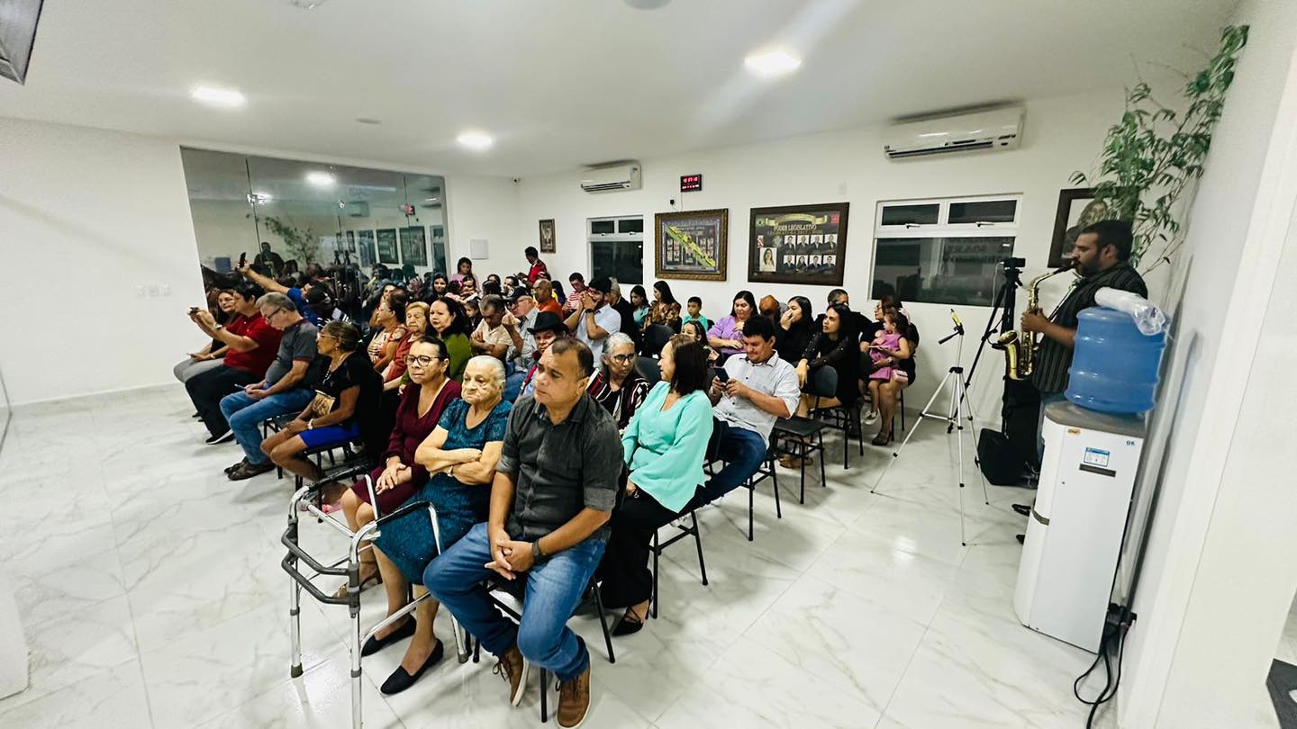 Registros da Sessão Solene de Reinauguração da Câmara Municipal de Vereadores de Caiçara-PB