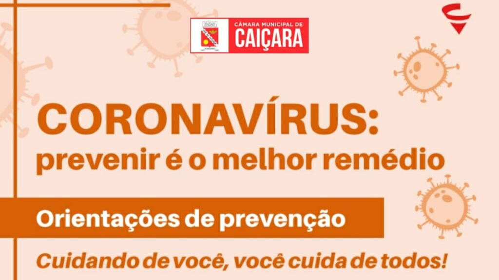 Coronavírus prevenir é o melhor remédio